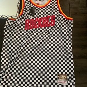 Mitchell and ness rockets jersey